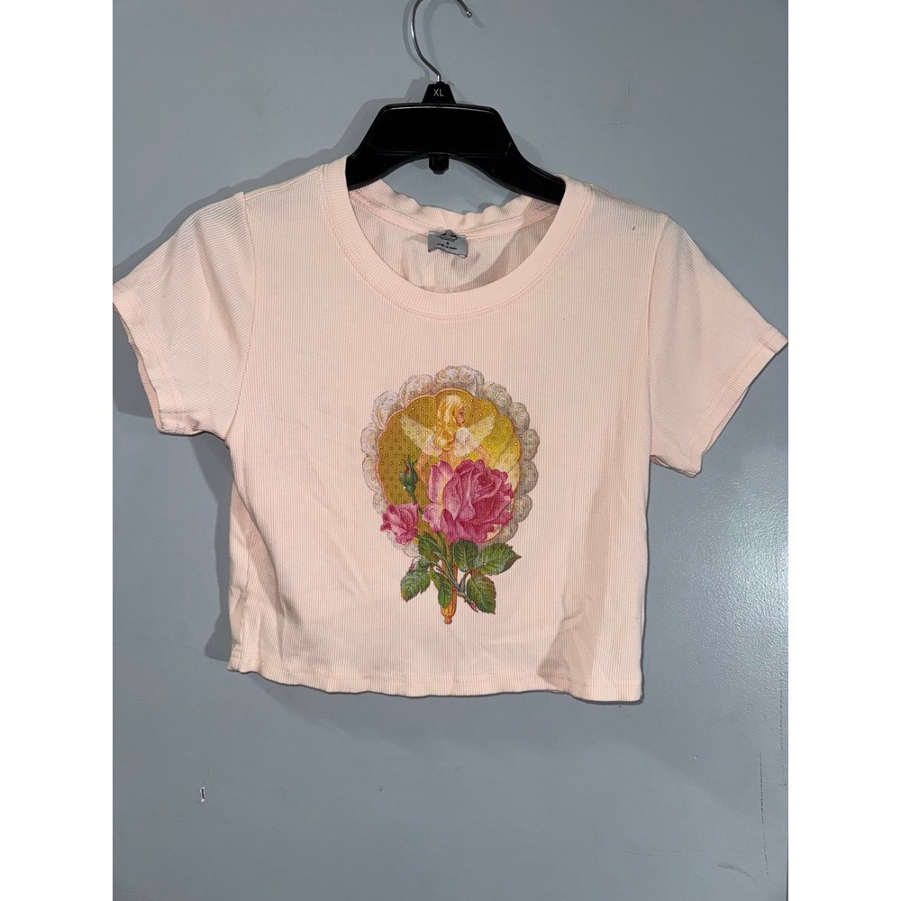 Boys Lie‎ pink cropped babydoll